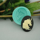 Silicone Mold Unicorn Flexible for Crafts, Resin, Clay.