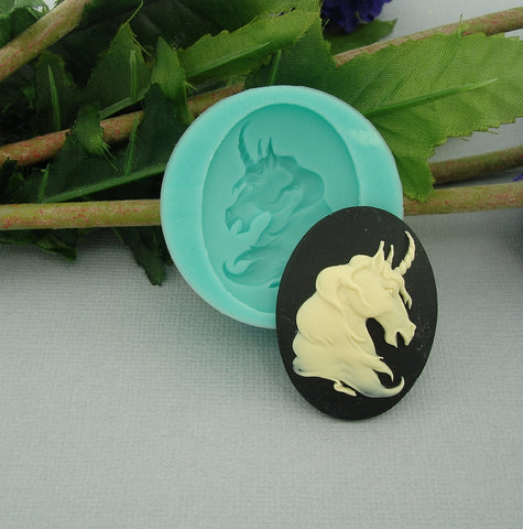 Silicone Mold Unicorn Flexible for Crafts, Resin, Clay.