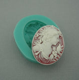 Silicone Mold   Grecian Woman  for Crafts, Jewelry, Resin, Polymer Clay.