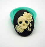 Silicone Mold   Skeleton Voodoo Flexible  for Crafts, Resin,  Clay.