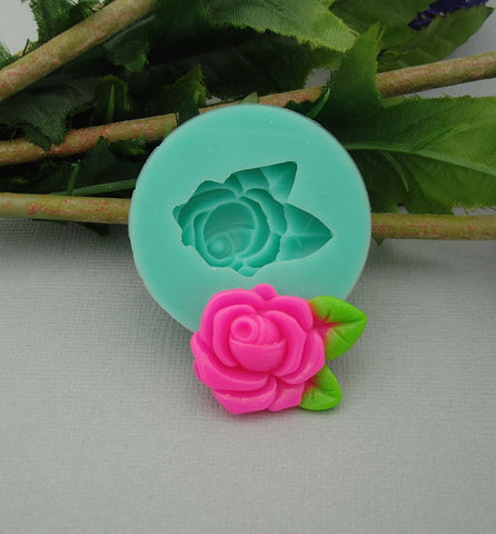 Rose Flower Silicone Mold Flexible Silicone Mold for Crafts, Jewelry, Resin, Scrapbooking, Polymer Clay