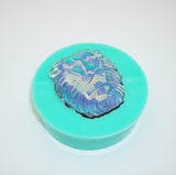 Silicon Mold Large Lion Head Jewelry Making Resin Polymer Clay