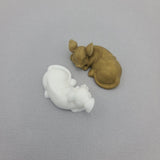 Silicone Mold Sleeping Mouse Flexible for Crafts,  Resin, Polymer Clay.