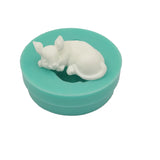 Silicone Mold Sleeping Mouse Flexible for Crafts,  Resin, Polymer Clay.