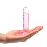 Sextoys-4.5 Inch Pink Cute Mini Dildo Realistic Cock