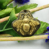 Large Bee Bug Insect Polymer Clay Ornament Pendant Jewelry Findings.