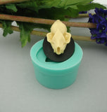 Silicon Mold Bat Skull Cameo Jewelry Making Resin Polymer Clay.