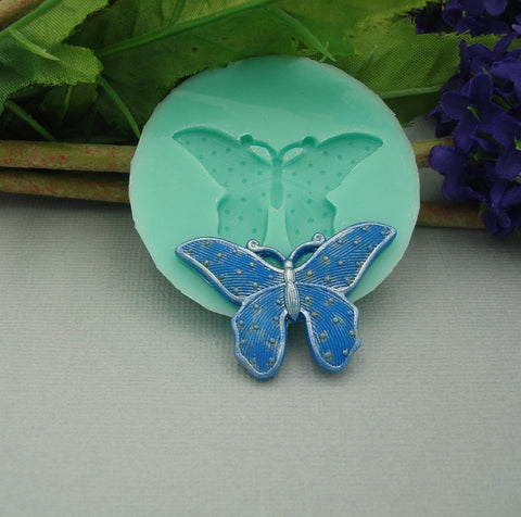 Silicone Mold Blue Butterfly for Crafts, Jewelry, Resin, Polymer Clay.