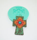 Silicone Mold Cross Pendant Jewelry Making, Resin, Clay.