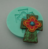 Silicone Mold Cross Pendant Jewelry Making, Resin, Clay.