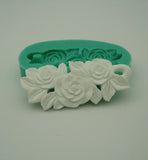 Flowers Flexible Silicone Mold for Crafts,  Resin, Scrapbooking, Clay.