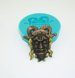 Silicone Mold Mystical Joker Jewelry Making Resin Polymer Clay.