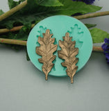 Silicone Mold Leaf Jewelry Making Resin Polymer Clay.