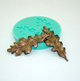 Silicone Mold Leaf Jewelry Making Resin Polymer Clay.