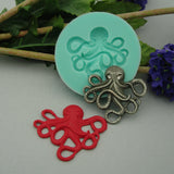 Silicone Mold Octopus Jewelry Making Resin, Clay .