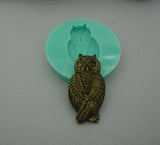 Silicone Mold Big Owl Jewelry Making Resin Polymer Clay.