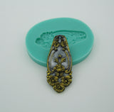 Pendant Flowers Silicone Mold Flexible  for Crafts, Resin, Clay.