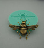 Silicone Mold Bee  for Crafts, Jewelry, Resin, Polymer Clay.