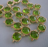 square-framed 24k-gold-plated-brass-glass-connectors